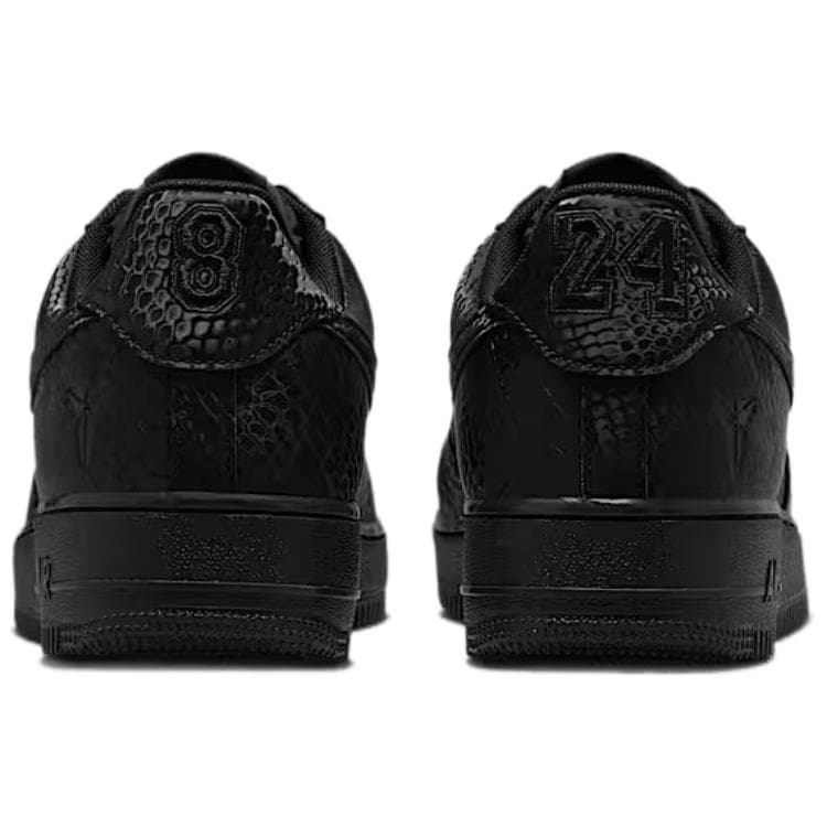 Кроссовки Nike Air Force 1 Дышащие Низкие Кроссовки для Скейтбординга Мужские Черные - изображение 5