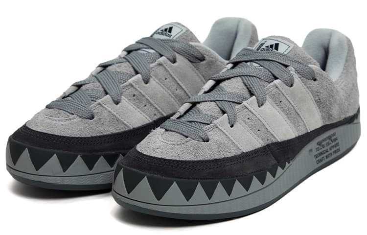 Кроссовки NEIGHBORHOOD x adidas Adimatic Light Grey - изображение 3