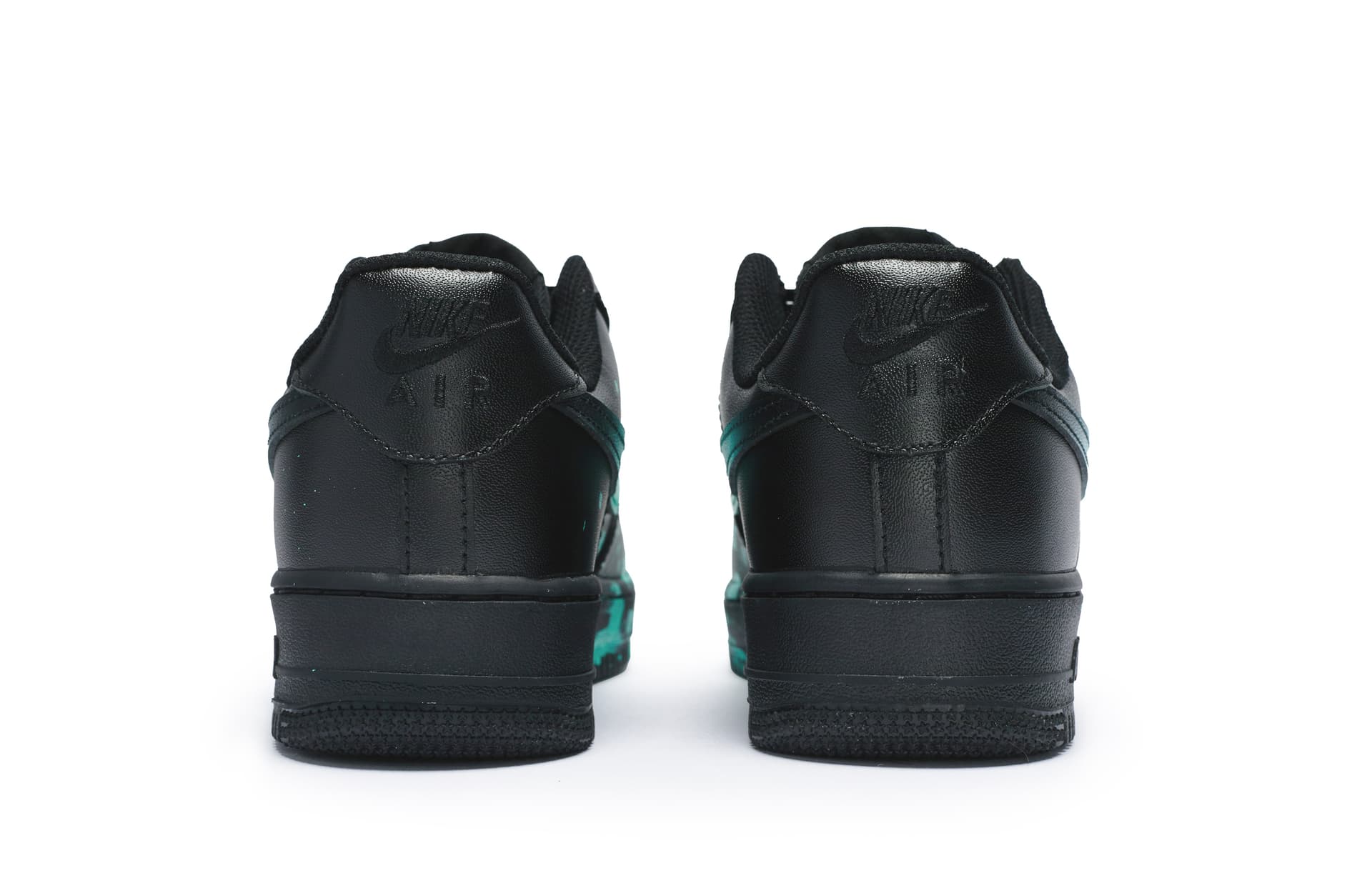 Кроссовки Nike Air Force 1 '07 Black Green - изображение 5
