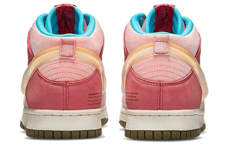 Кроссовки Social Status x Nike Dunk Mid "Strawberry Milk" — фото 4