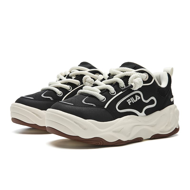 Кроссовки FILA BROOK 2 Low Топ Скейтборд Кроссовки Мужские Черные - изображение 3