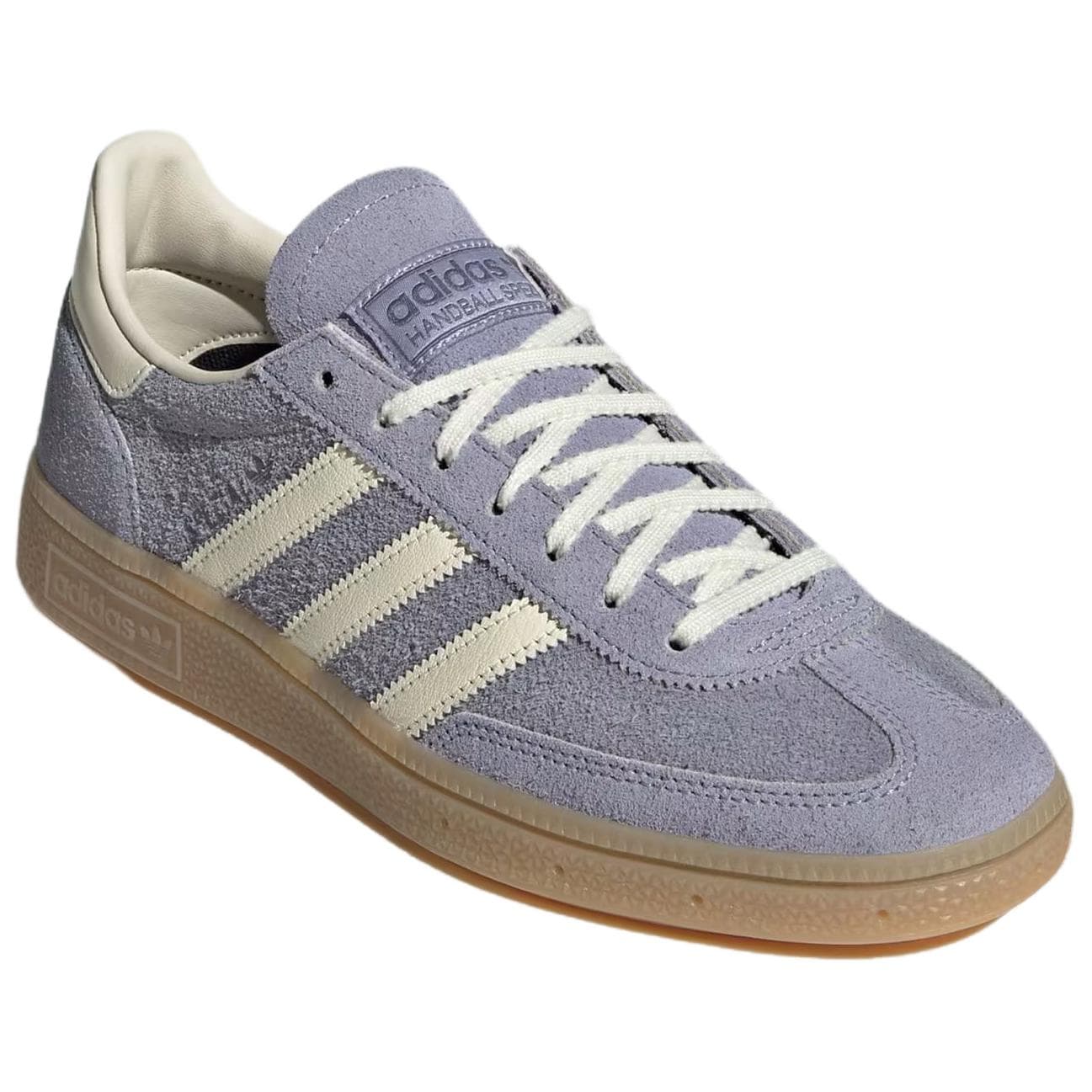 Кроссовки Adidas Originals HANDBALL SPEZIAL Удобные и Легкие Низкие Кроссовки для Скейтбординга Женские Фиолетовые Белые - изображение 2