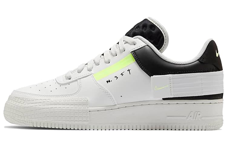 Кроссовки Nike Air Force 1 Low Type White Black Yellow