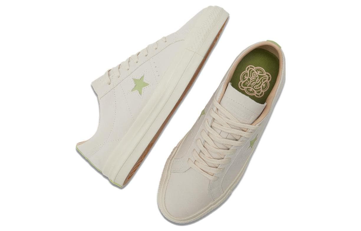 Кроссовки Converse One Star Pro Повседневная обувь для скейтборда Унисекс Противоскользящий Лоу-топы Белый - изображение 3