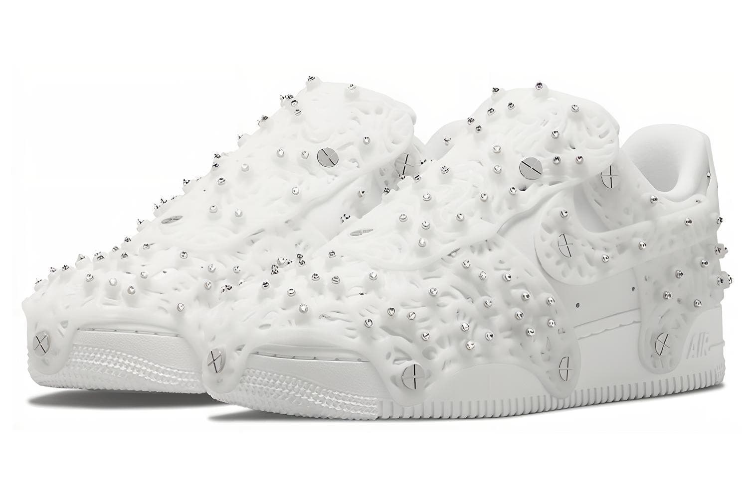 Кроссовки Swarovski x Nike Air Force 1 LXX White - изображение 3