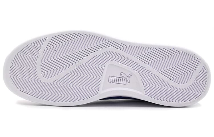 Кроссовки PUMA Smash Mid White Blue - изображение 5