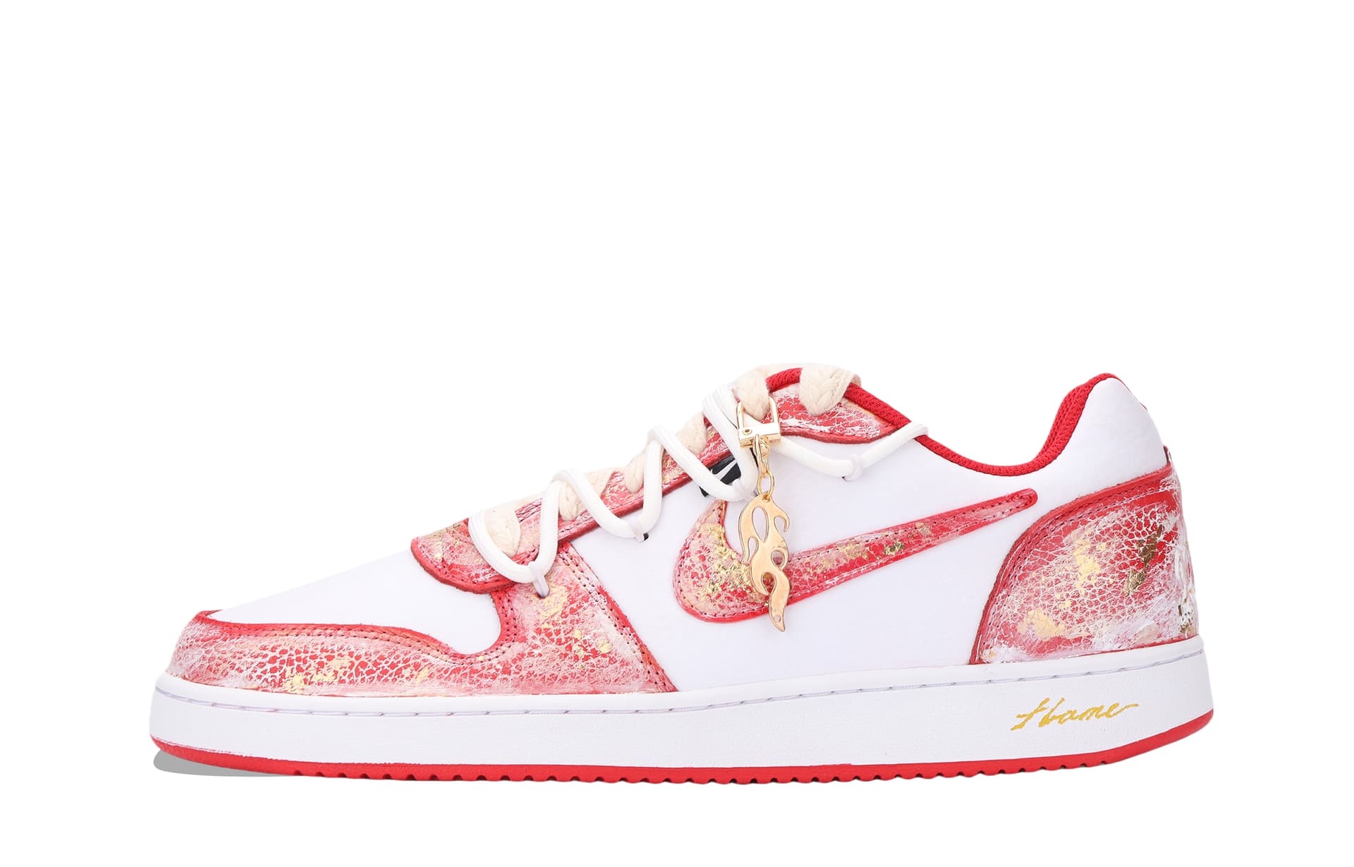 Кроссовки Nike Ebernon White Red - изображение 2