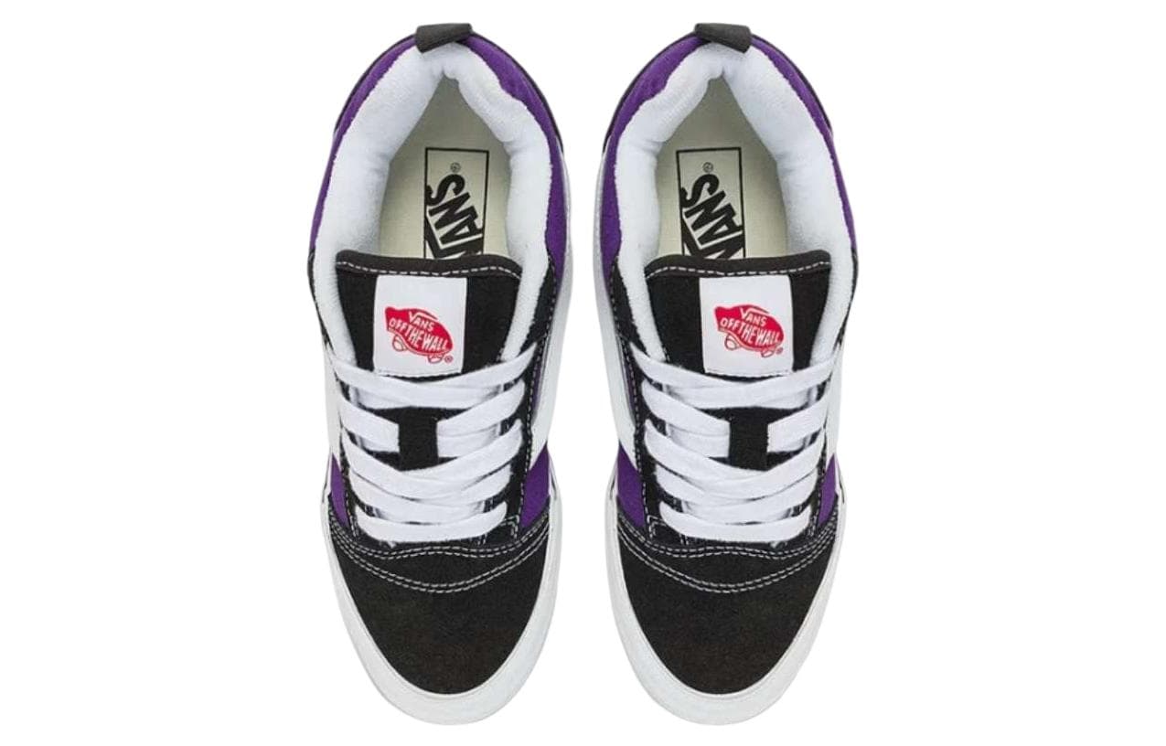 Кроссовки Vans Knu Skool Purple Black - изображение 5