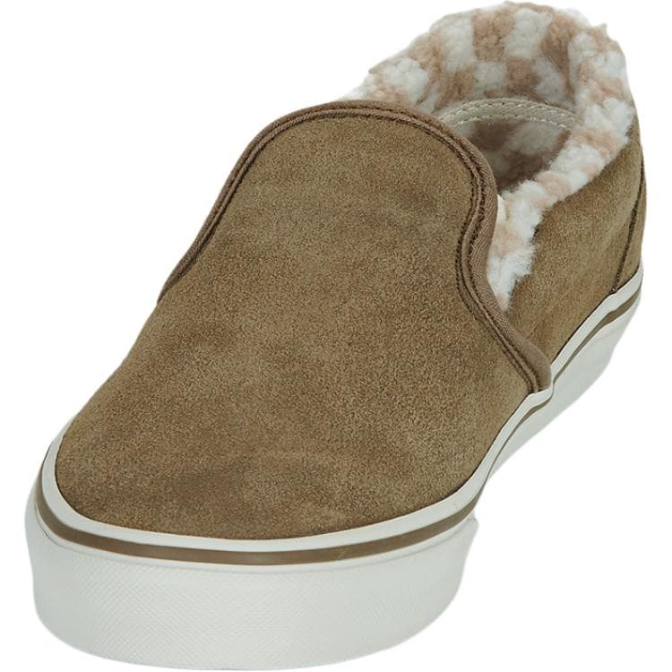 Кроссовки Vans Slip On Термические Низкие Кроссовки для Скейтбординга Женские Коричневые - изображение 3