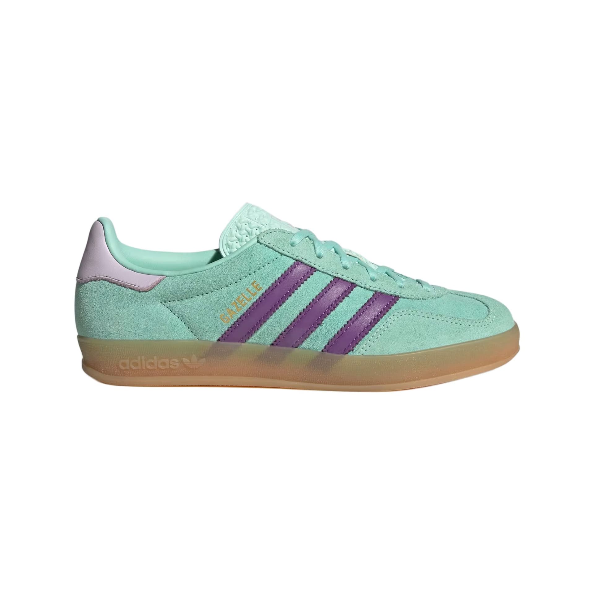 Кроссовки Adidas Originals GAZELLE INDOOR Low Топ Скейтборд Кроссовки Женские Зеленые - изображение 2