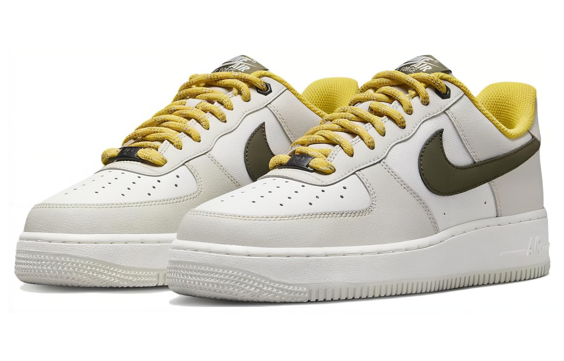 Кроссовки Nike Air Force 1 Low Premium White Green — фото 3