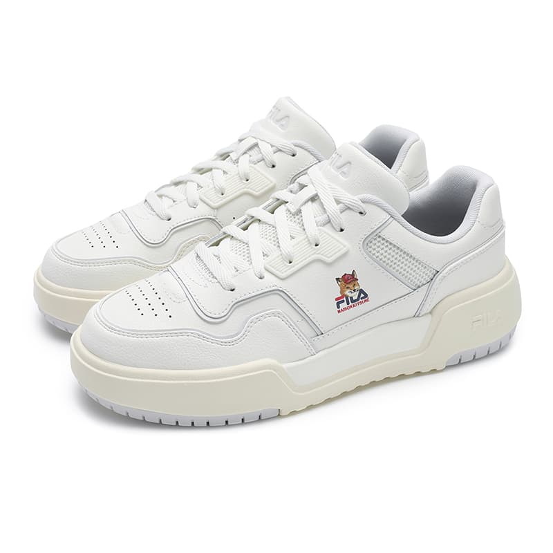 Кроссовки Maison Kitsune x FILA Campus White - изображение 3