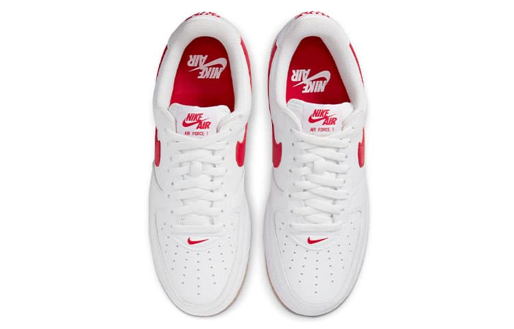 Кроссовки Nike Air Force 1 Low Retro "Since 82" White Red — фото 4