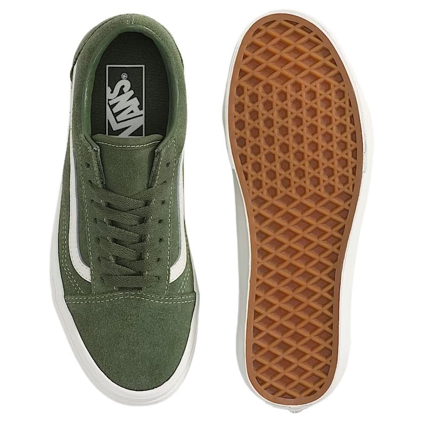Кроссовки Vans Old Skool Скейтборд Кроссовки Мужские Зеленые - изображение 4