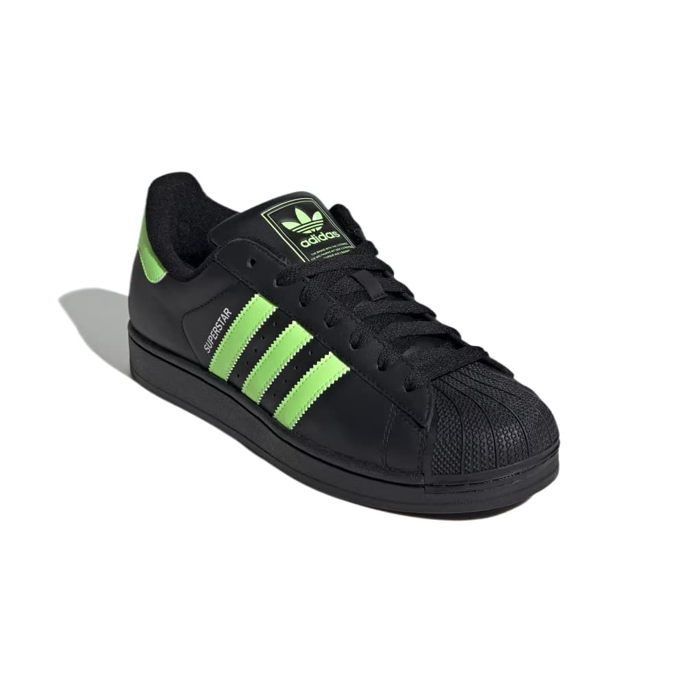 Кроссовки Adidas Originals Superstar 2 Low Топ Скейтборд Обувь Мужской Черно-зеленый - изображение 4