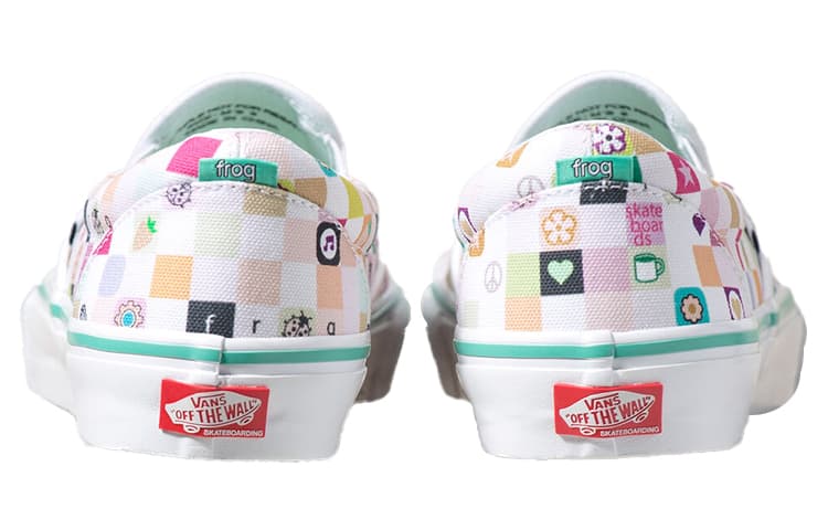 Кроссовки Frog Skate x Vans Slip-On Ltd White - изображение 5