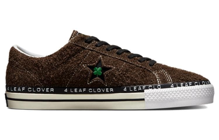 Кроссовки Patta x Converse One Star "4 Leaf Clover" Brown - изображение 2