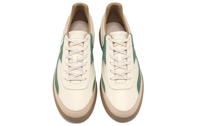Кроссовки LI-NING 1990 Повседневная обувь для скейтборда мужская бежево-зеленый противоскользящая амортизация износостойкая - изображение 3