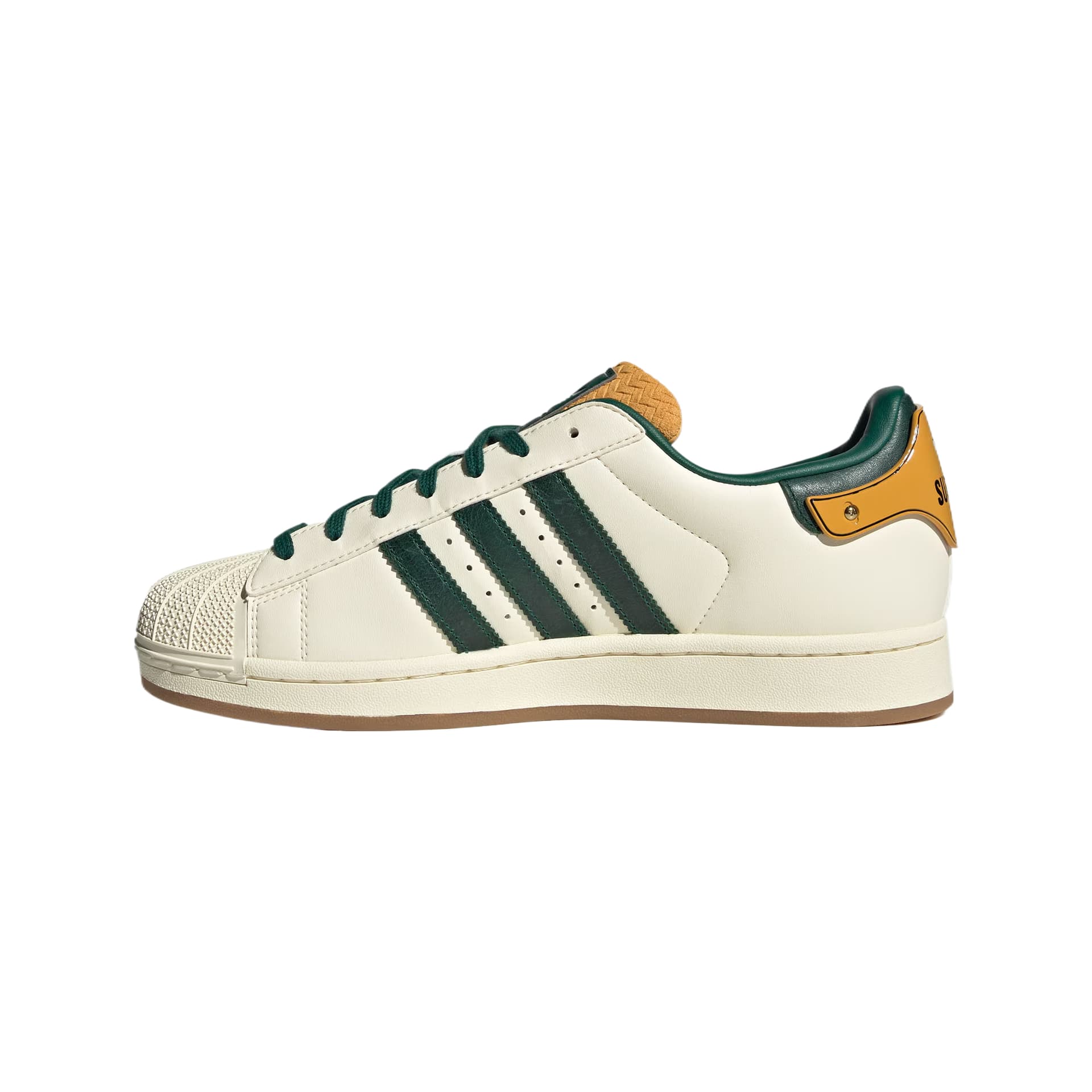 Кроссовки Adidas Originals Superstar 2 Кожаные Низкие Кроссовки для Скейтбординга Унисекс Белые Зеленые - изображение 3