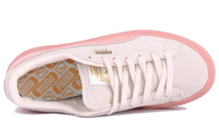 Кроссовки PUMA Suede Platform White Pink - изображение 4