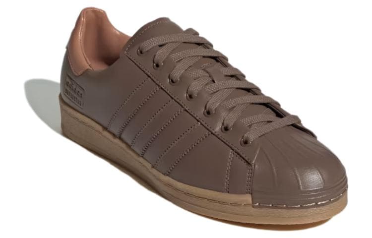 Кроссовки Adidas Originals Superstar LU Амортизация Низкие Кроссовки для Скейтбординга Мужские Коричневые - изображение 2