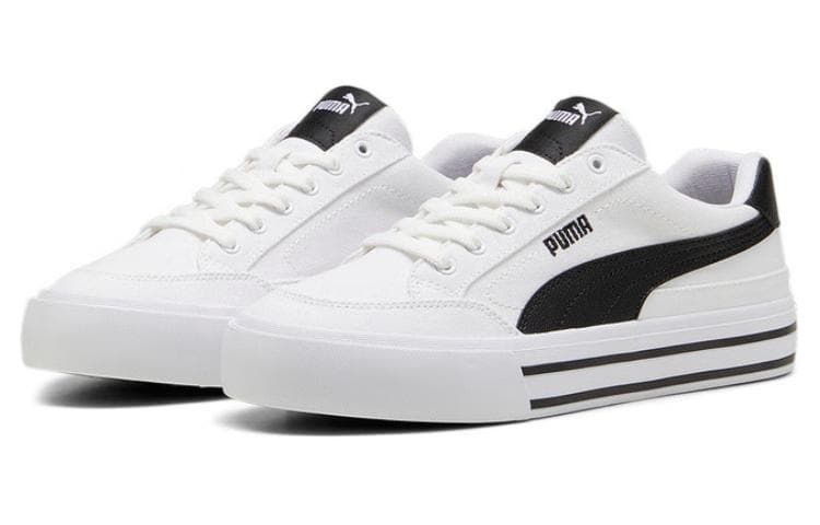 Кроссовки PUMA Court Classic White Black - изображение 3