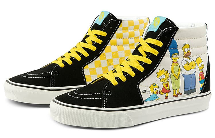 Кроссовки Vans SK8 High The Simpsons Black White - изображение 2