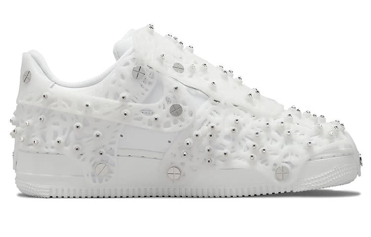 Кроссовки Swarovski x Nike Air Force 1 LXX White - изображение 2
