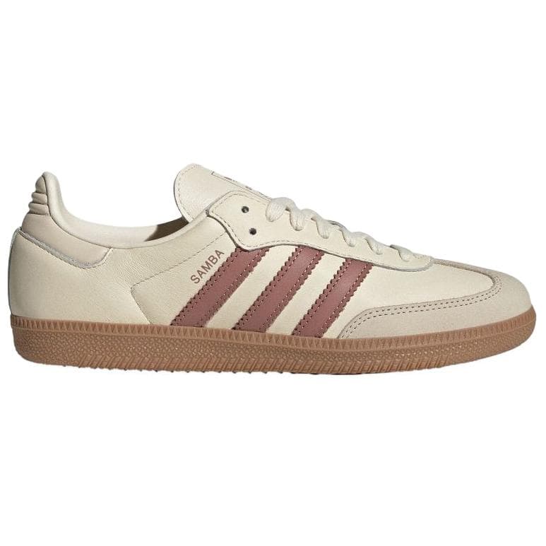 Кроссовки Adidas Originals Samba OG Скейтборд Обувь Женская Кремово-Белая - изображение 2