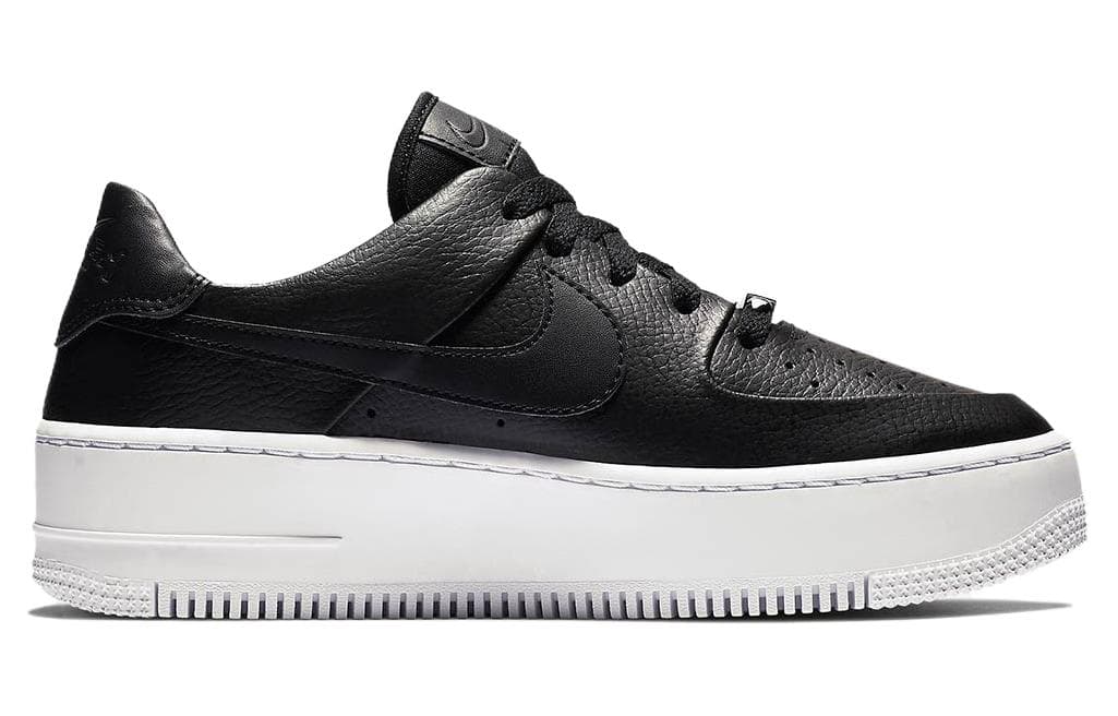 Кроссовки Nike Air Force 1 Sage Low Triple Black White — фото 2