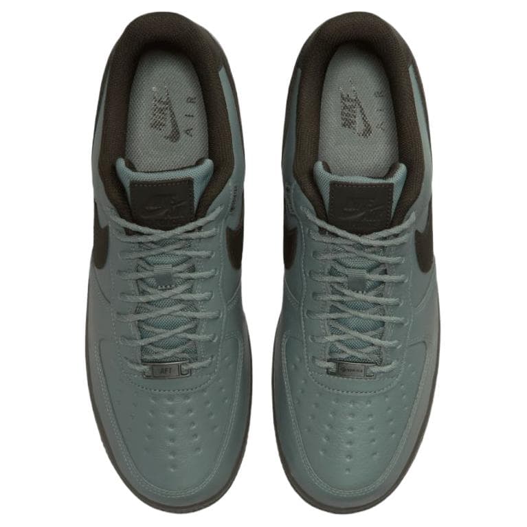 Кроссовки Nike Air Force 1 Кожа Скейтборд Обувь Мужская Зеленая - изображение 6