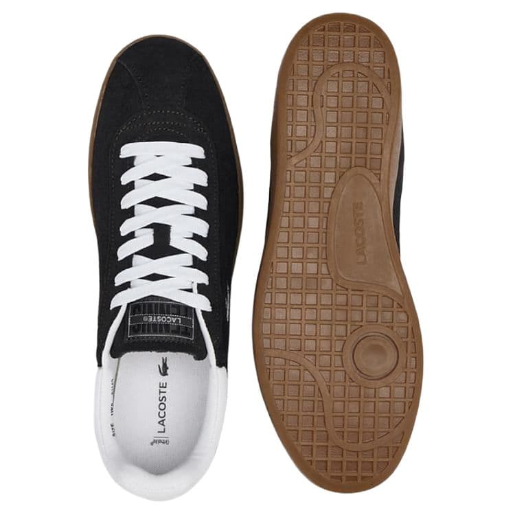 Кроссовки LACOSTE BASESHOT Низкие кроссовки для скейтбординга Мужские Черные - изображение 5