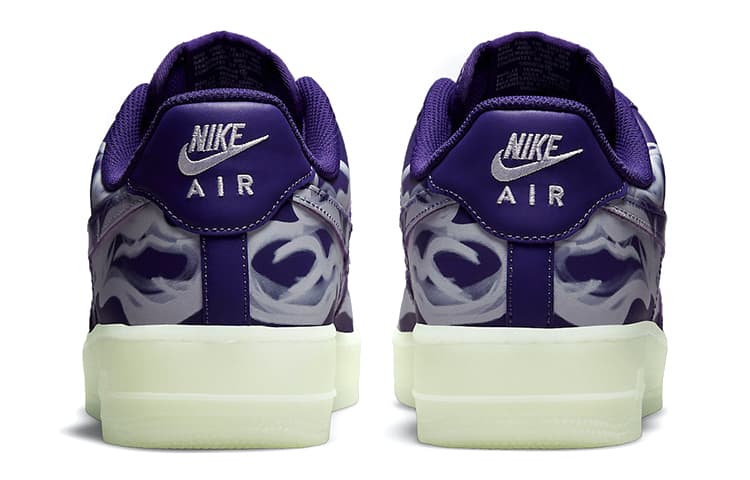 Кроссовки Nike Air Force 1 '07 Skeleton QS "Purple Skeleton" - изображение 5