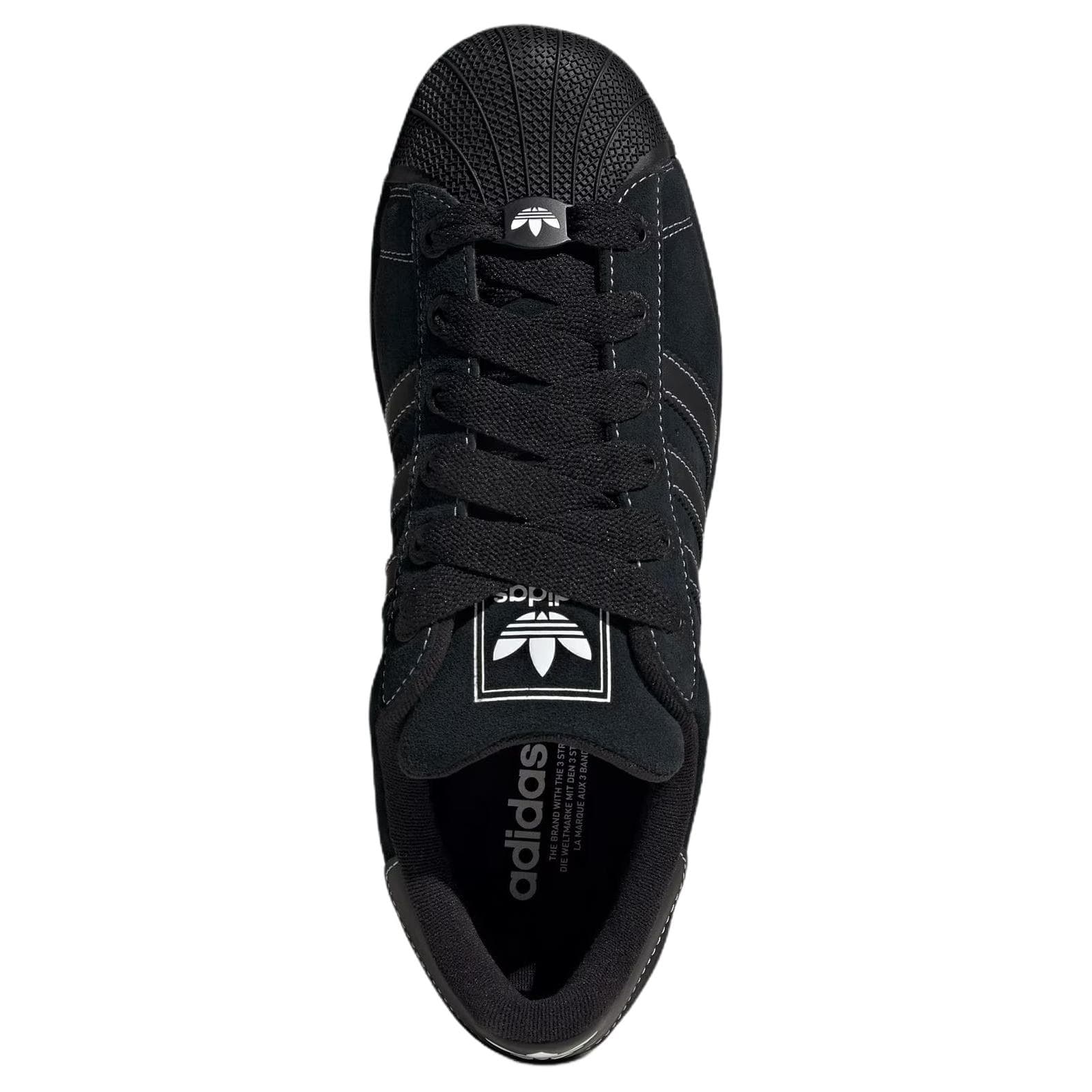 Кроссовки Adidas Originals Superstar 2 Скейтборд Кроссовки Унисекс Черные - изображение 5