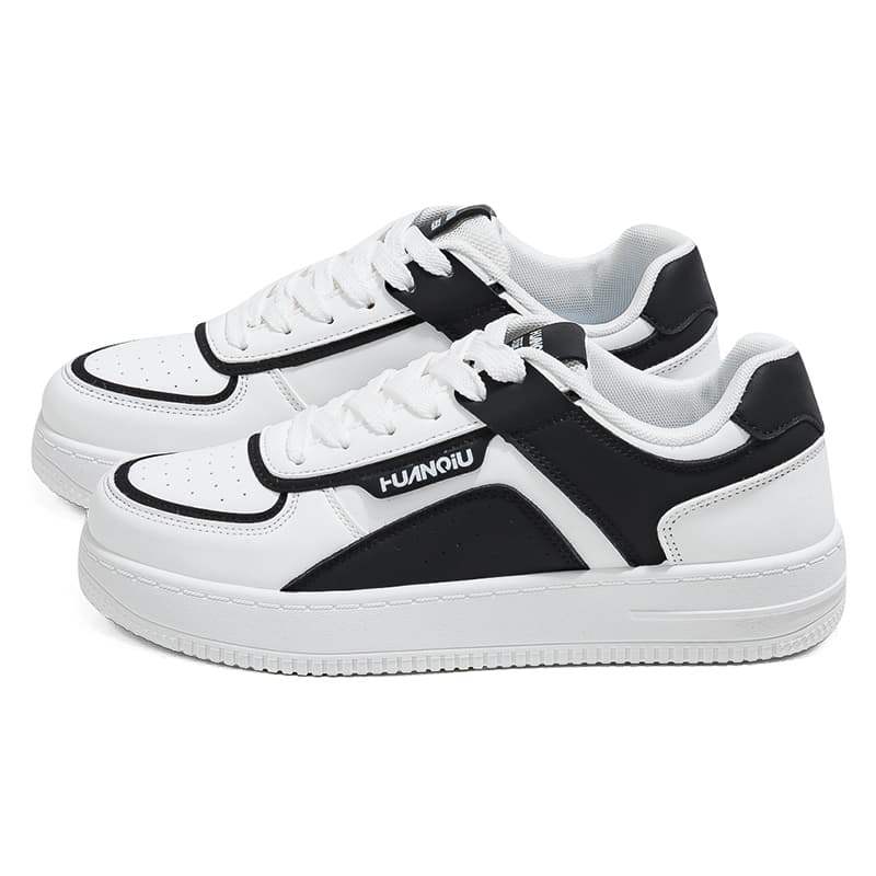Кроссовки HUANQIU Low Top Sneakers White Black - изображение 2