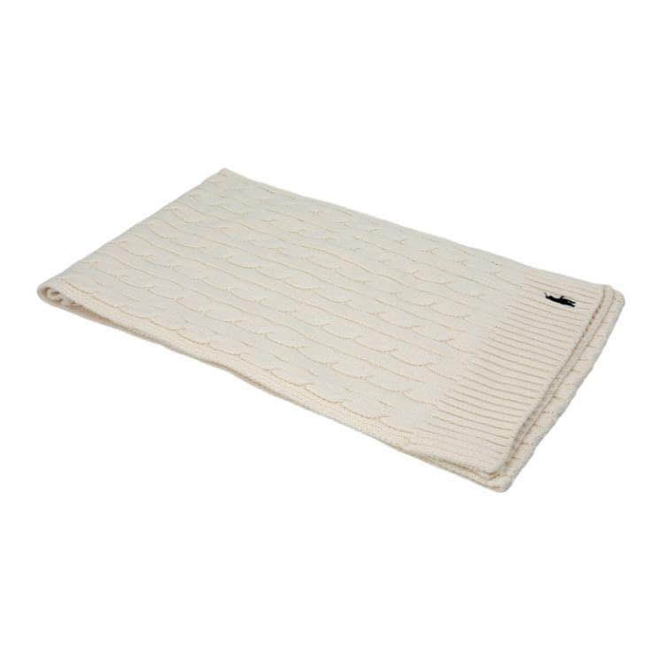 Шарф Polo Ralph Lauren Cotton Knit Платки Мужской Экрю - изображение 3