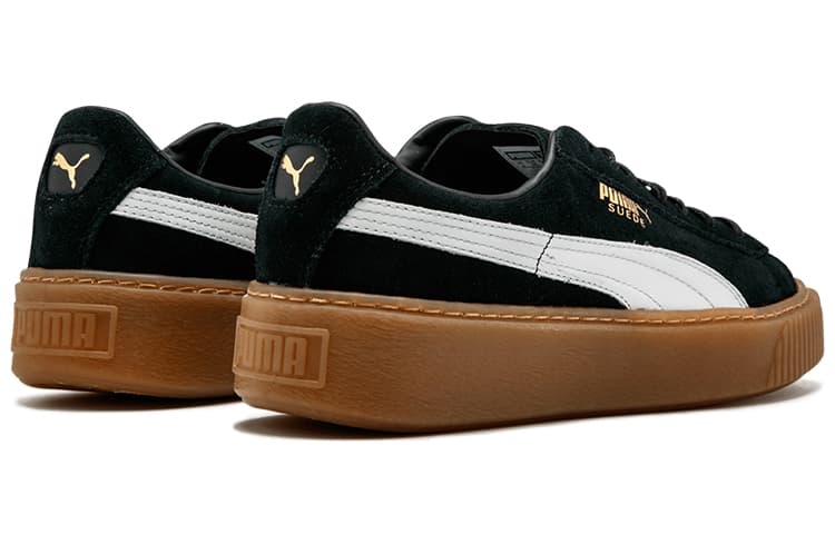 Кроссовки PUMA Basket Platform Suede Black - изображение 3
