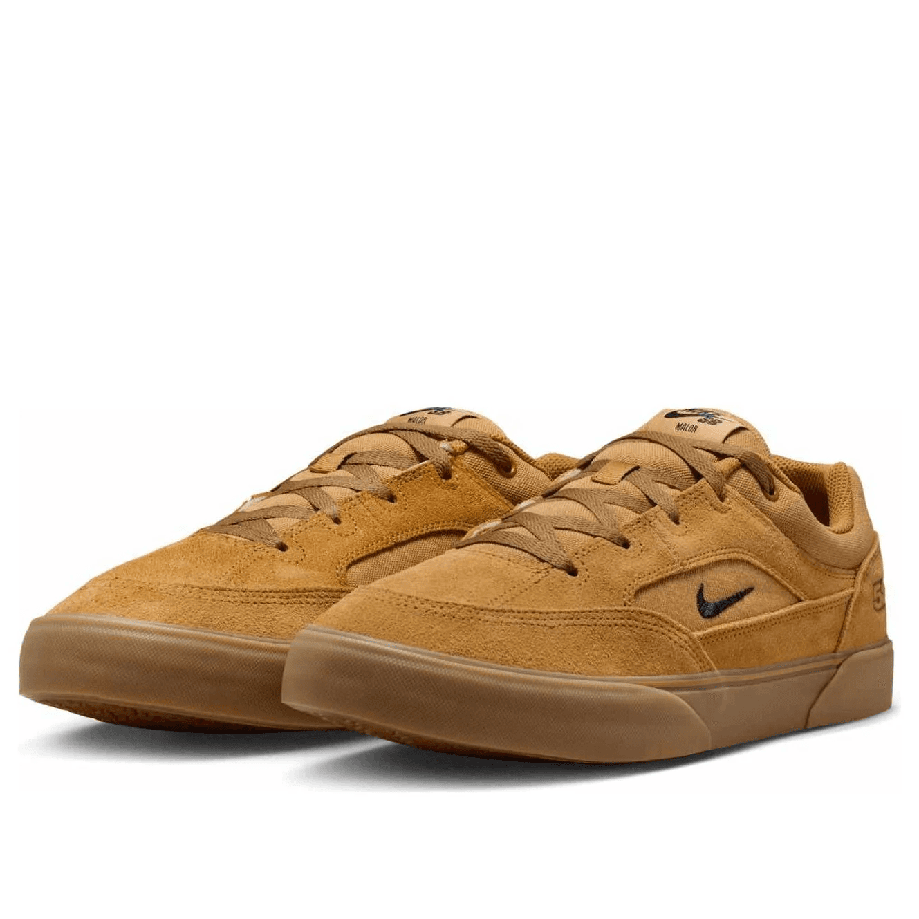 Кроссовки Nike SB MALOR Текстиль Кожа Скейтборд Обувь Мужская Коричневая - изображение 3