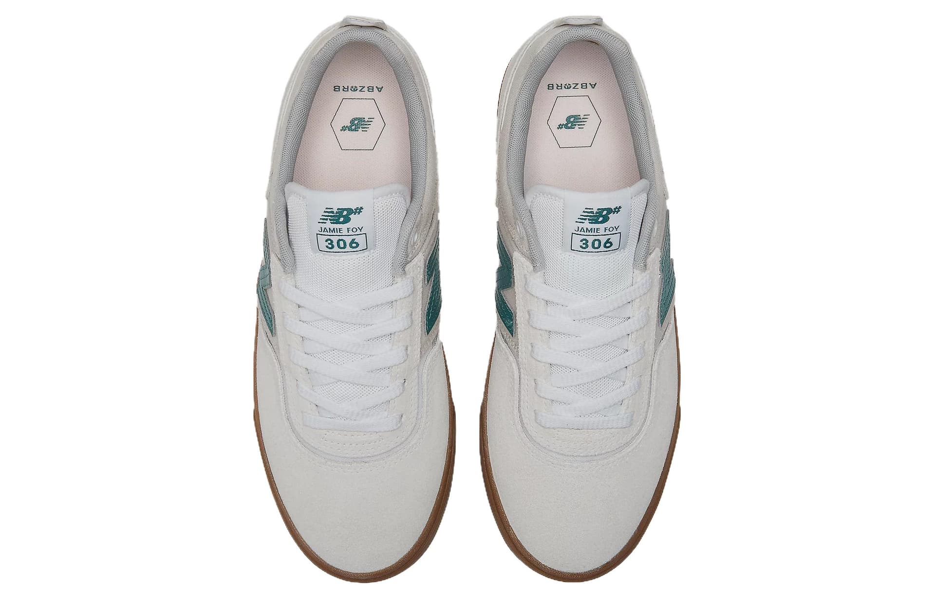 Кроссовки New Balance 306 White Green - изображение 4