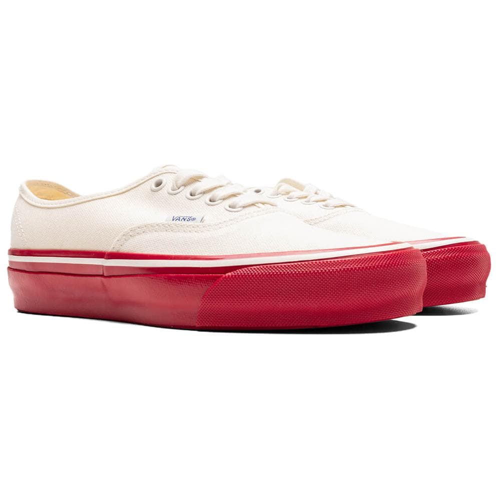 Кроссовки Vans Premium Authentic Удобные и Легкие Низкие Кроссовки для Скейтбординга Мужские Белые и Красные - изображение 2