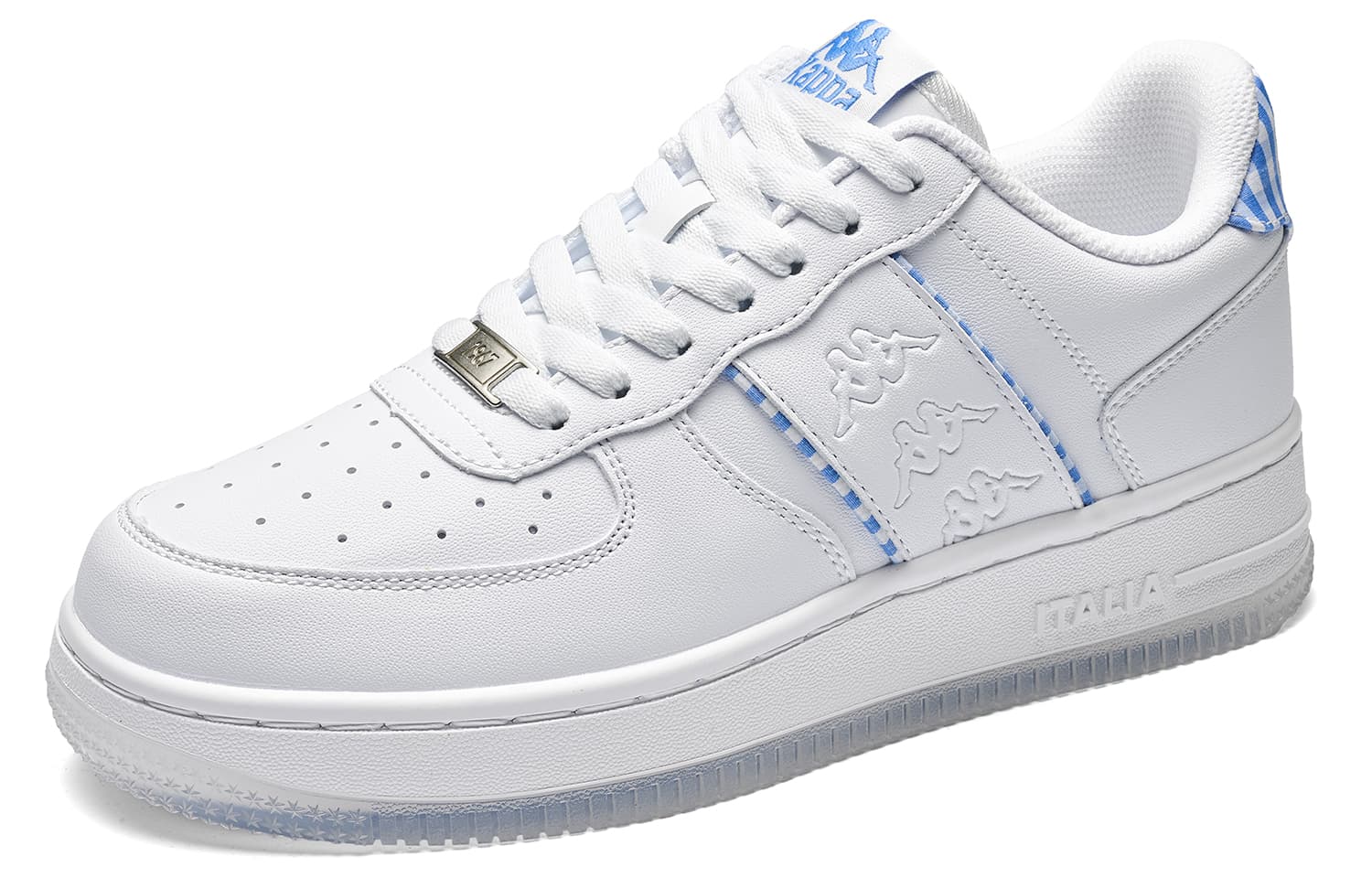 Кроссовки kappa Omini Low Топ Скейтборд Обувь Women's White Синий - изображение 3