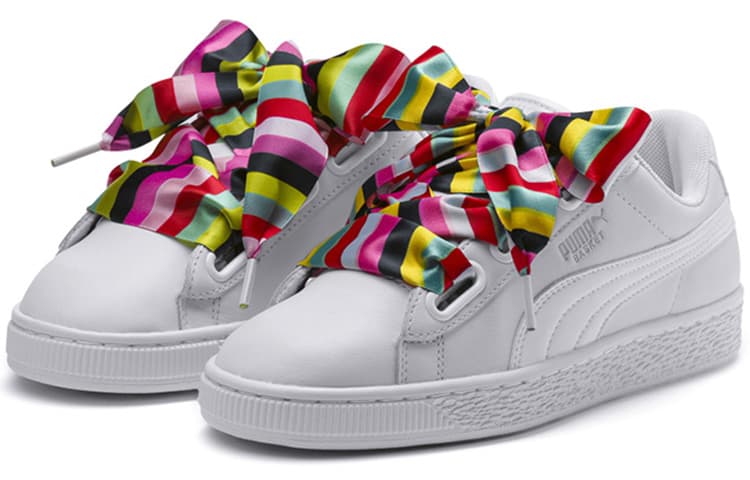 Кроссовки PUMA Basket Heart White - изображение 3
