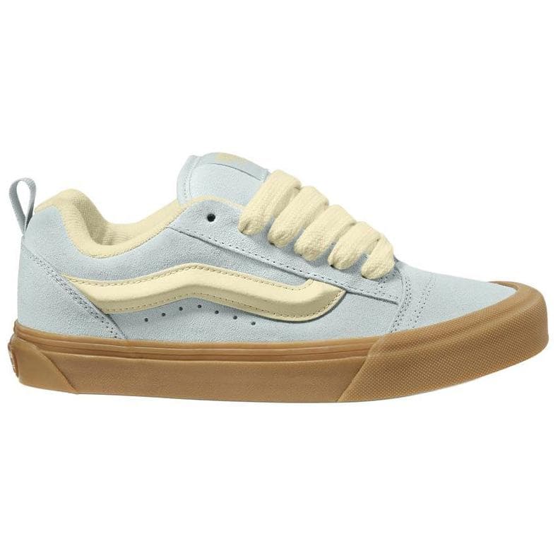 Кроссовки Vans Knu Skool Устойчивая к истиранию низкая скейтбордическая обувь для женщин светло-синяя - изображение 2
