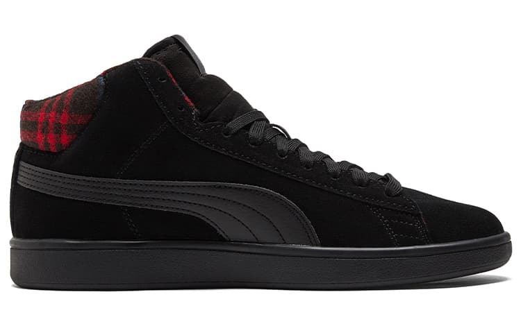 Кроссовки PUMA Smash V2 Mid Black - изображение 2