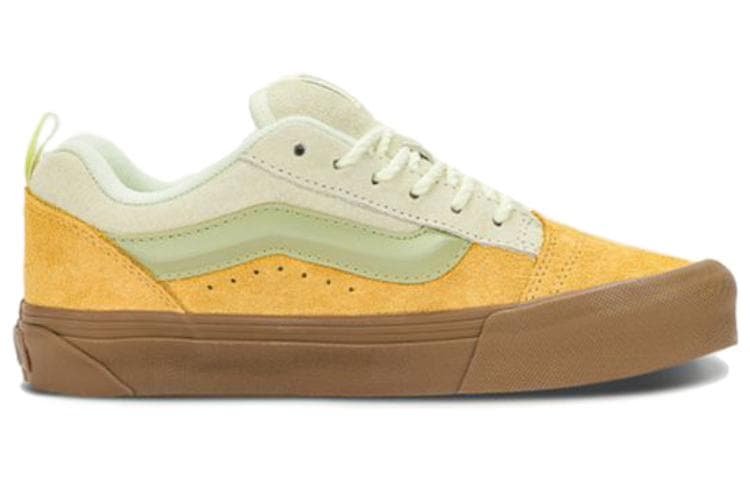 Кроссовки Vans Knu Skool Yellow Green - изображение 2