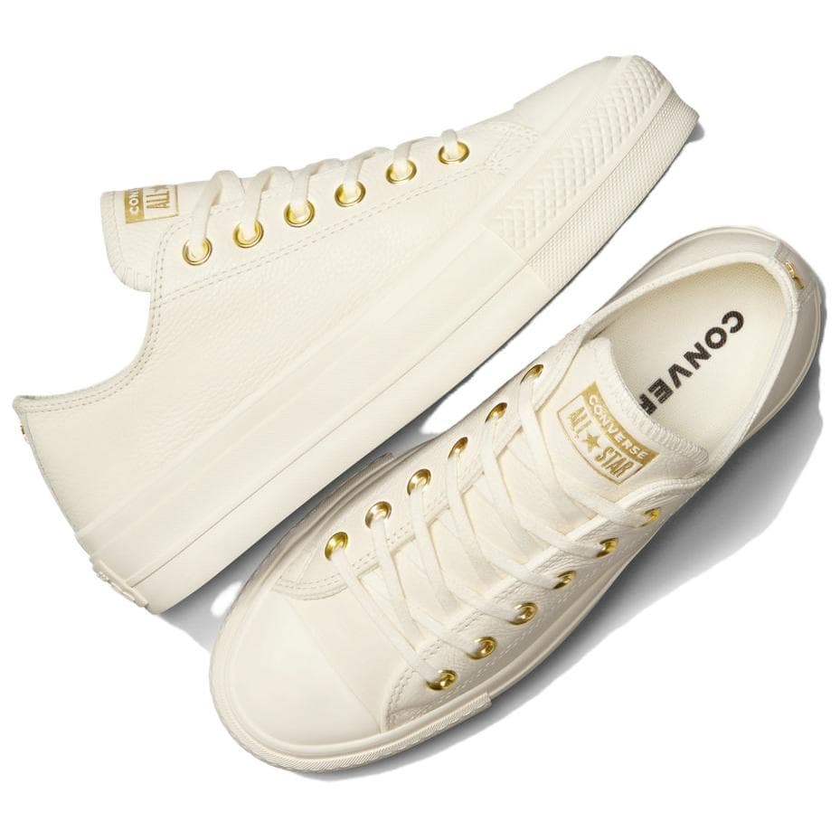 Кеды Converse Chuck Taylor All Star Lift Кожа Противоскользящий Устойчивый к истиранию Низкий Топ - изображение 4