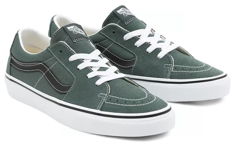 Кроссовки Vans SK8 Low Green White - изображение 3