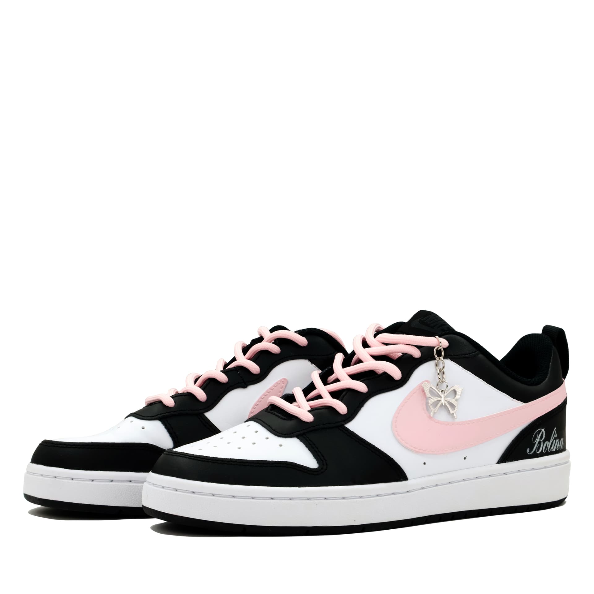 Кроссовки Nike Court Borough Low Pink Black - изображение 3
