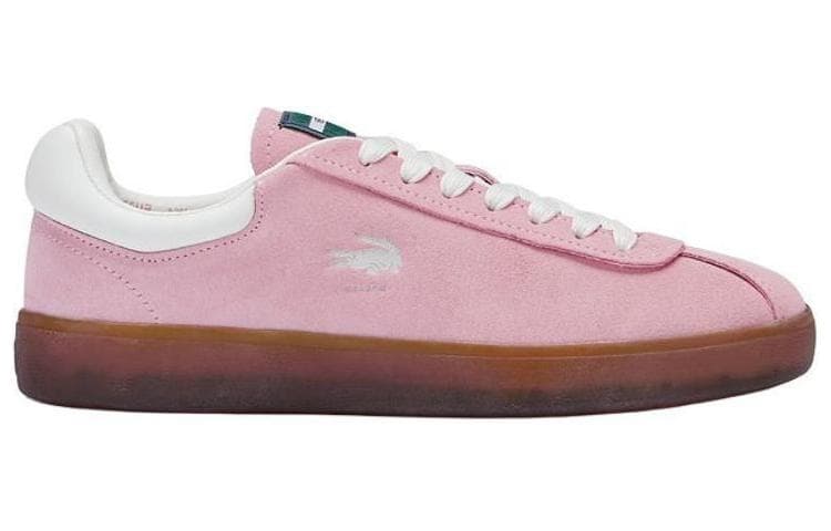 Кроссовки LACOSTE Замша Низкие Кеды Скейтборд Обувь Женские Розовые - изображение 2