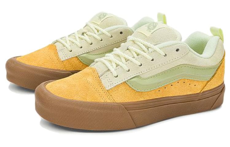 Кроссовки Vans Knu Skool Yellow Green - изображение 3